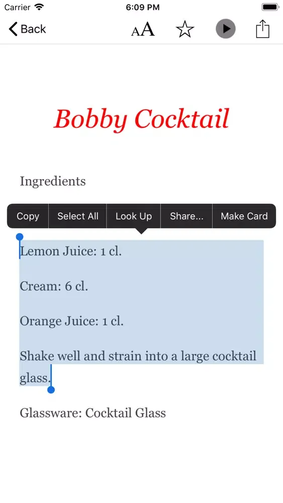 Non - Alcoholic Drink Guide Screenshots