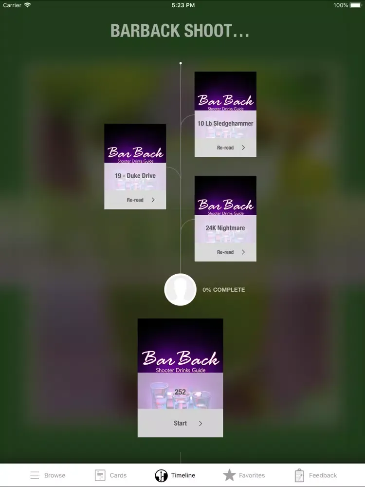 Capturas de pantalla de BarBack Shooter Drinks Guide iPad 