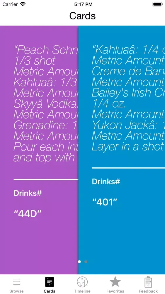 Capturas de pantalla de BarBack Shooter Drinks Guide