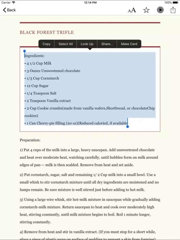 صور Christmas Cake Recipes iPad 