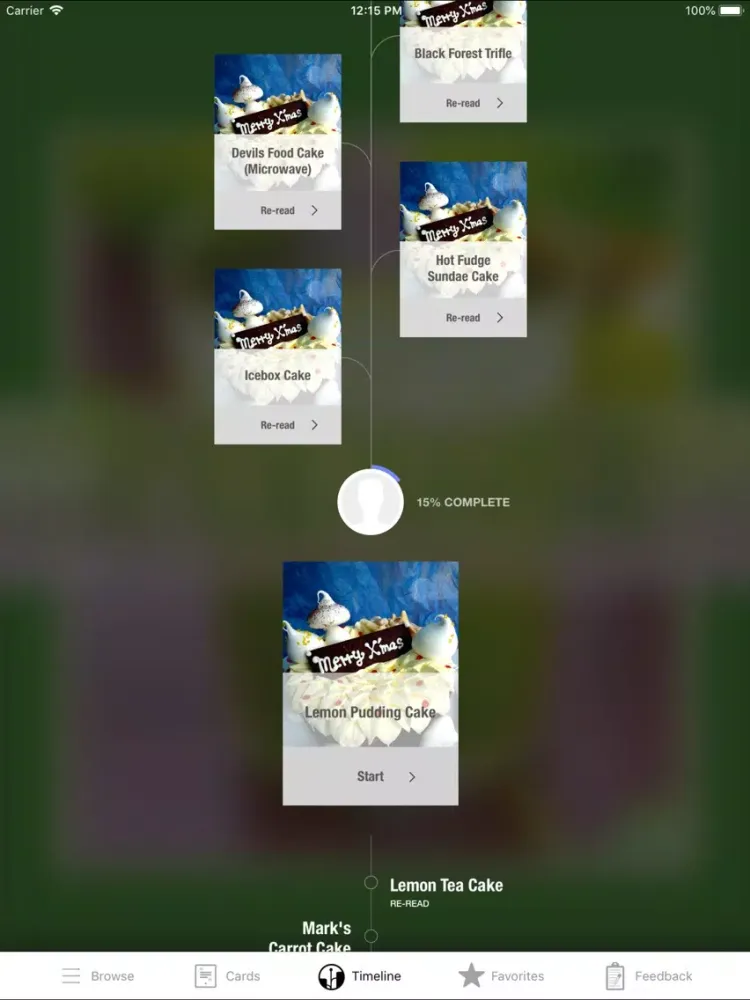 صور Christmas Cake Recipes iPad 