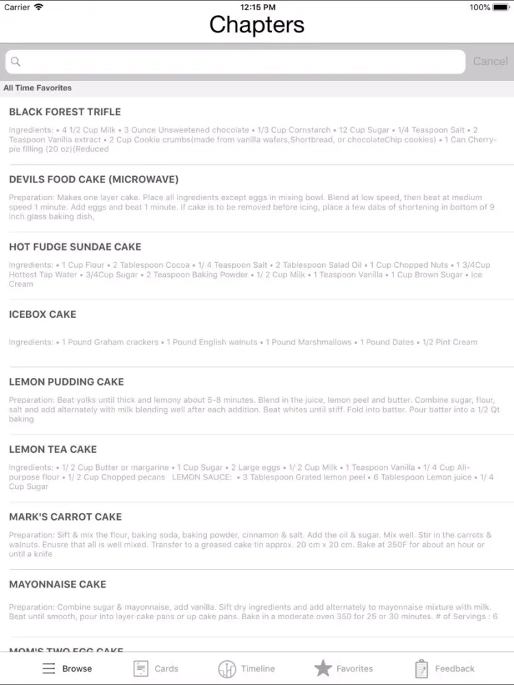 صور Christmas Cake Recipes iPad 