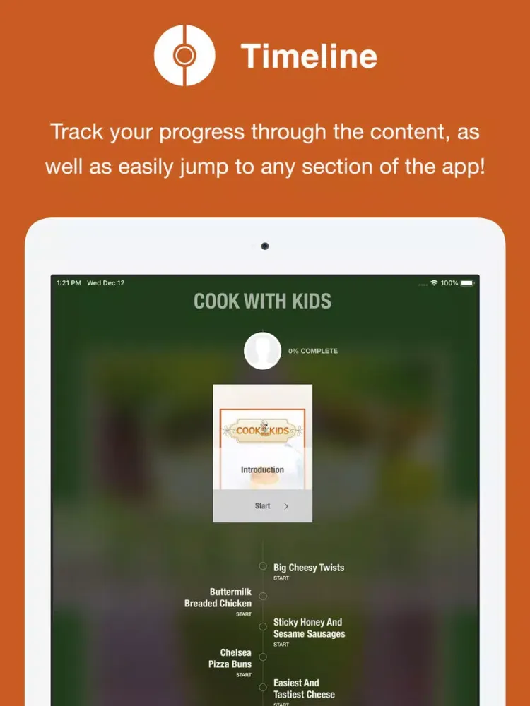 Cook with Kids iPad  স্ক্রিনশট
