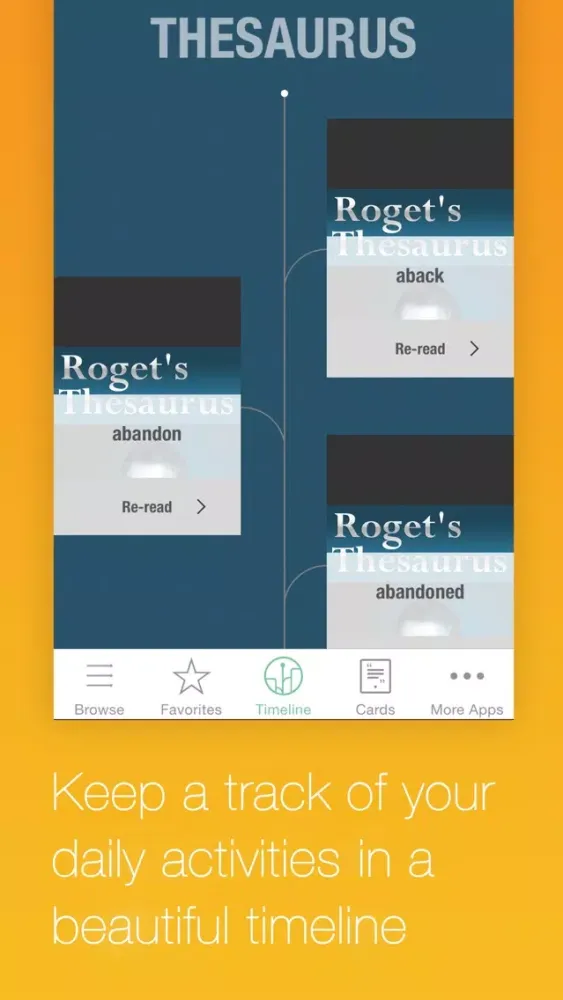 Ảnh chụp màn hình của Roget's Unabridged Thesaurus