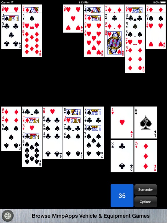 Zrzuty ekranu Baker's Dozen Solitaire iPad 