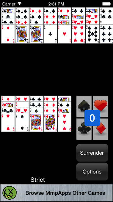 Zrzuty ekranu Baker's Dozen Solitaire