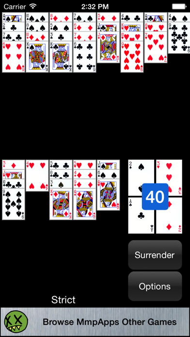 Zrzuty ekranu Baker's Dozen Solitaire
