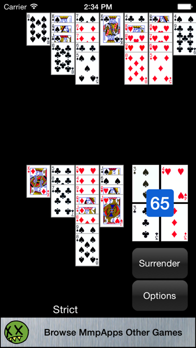 Zrzuty ekranu Baker's Dozen Solitaire