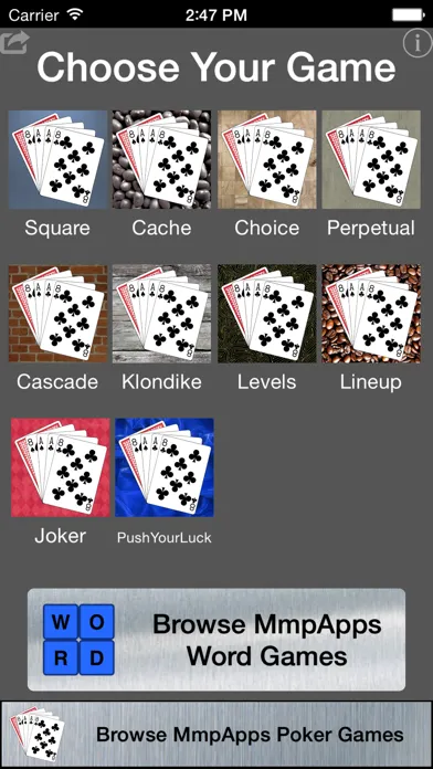 Best of Poker Solitaire Screenshots