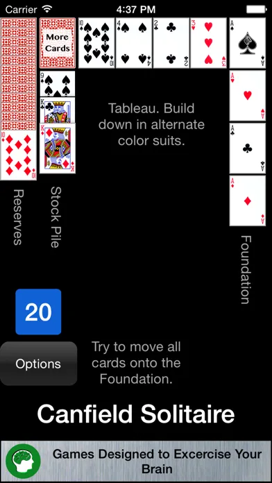 Canfield Solitaire - Classic Screenshots
