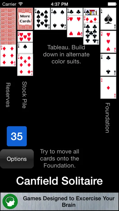 Canfield Solitaire - Classic Screenshots