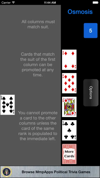 Osmosis Solitaire Screenshots