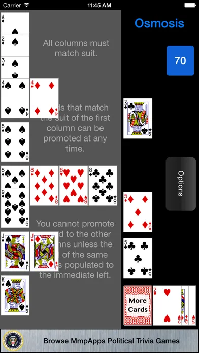Osmosis Solitaire Screenshots