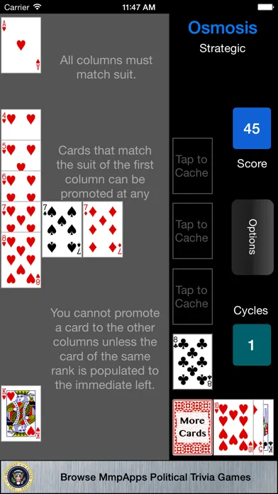 Osmosis Solitaire Screenshots