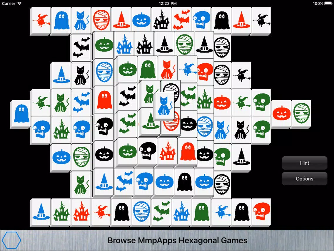 Mahjong Halloween - A Tile Matching Game iPad 应用截图