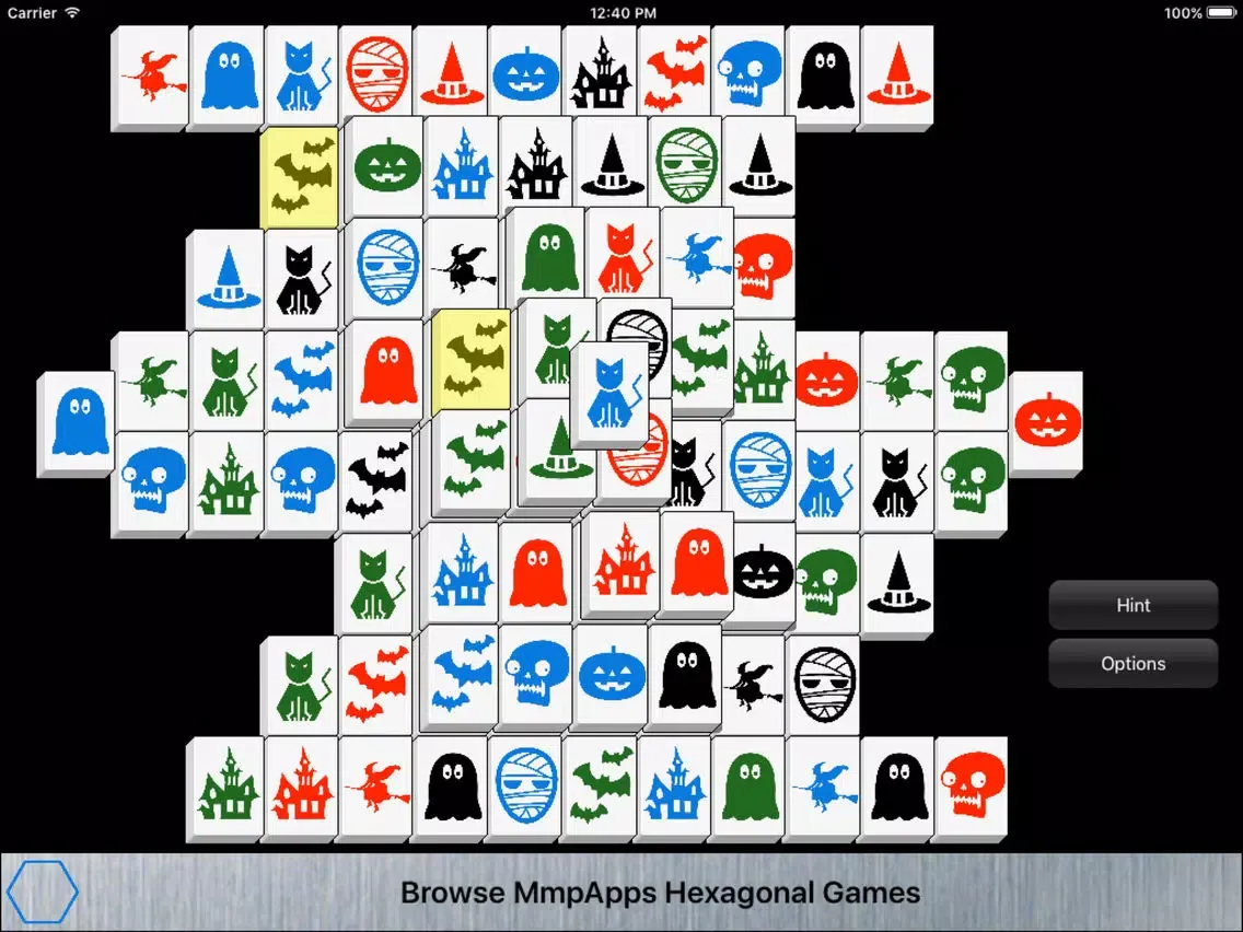 Mahjong Halloween - A Tile Matching Game iPad  स्क्रीनशॉट