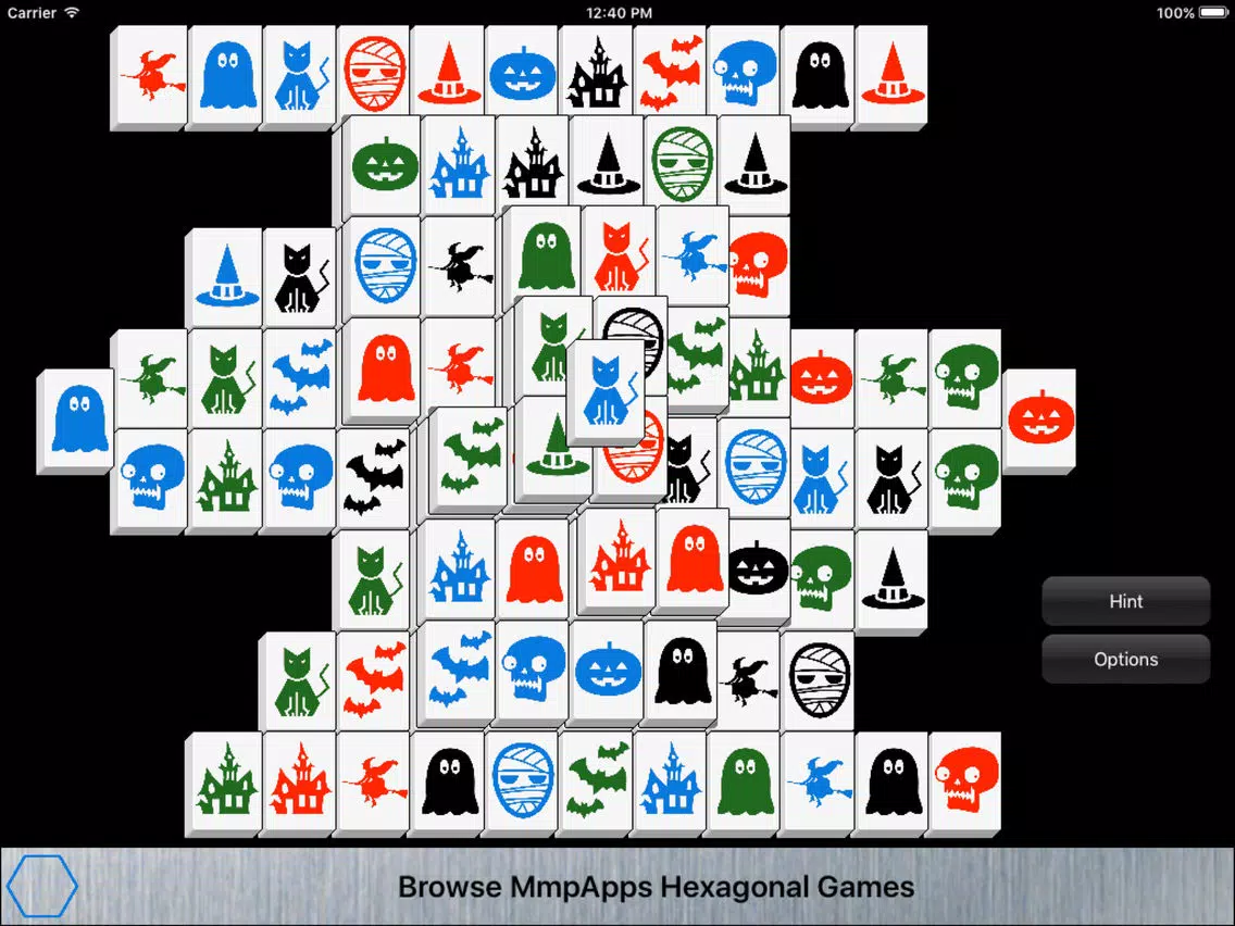 Mahjong Halloween - A Tile Matching Game iPad 应用截图