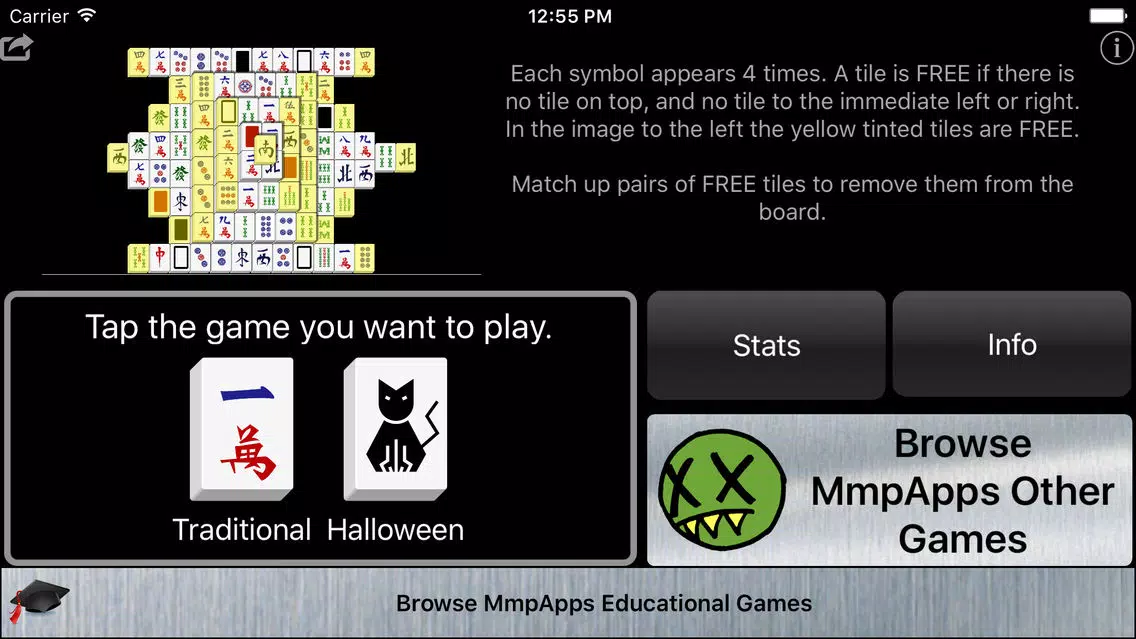 Mahjong Halloween - A Tile Matching Game应用截图