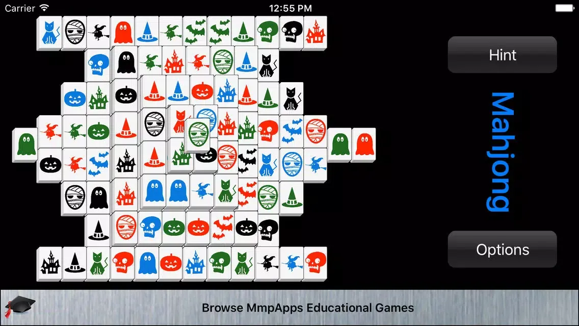 Mahjong Halloween - A Tile Matching Game स्क्रीनशॉट