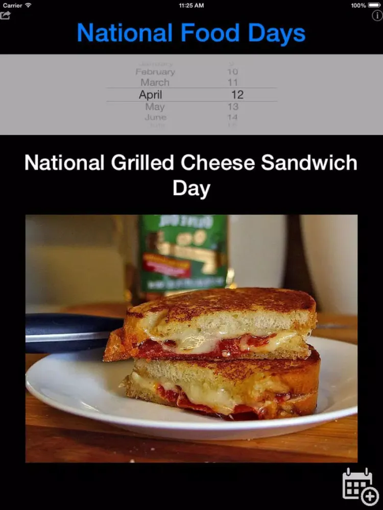 National Food Days iPad 应用截图