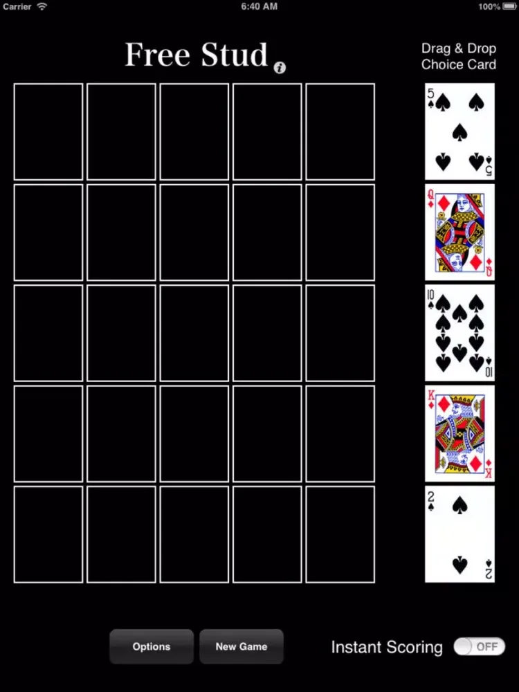 Скриншоты Poker Square Choice iPad 