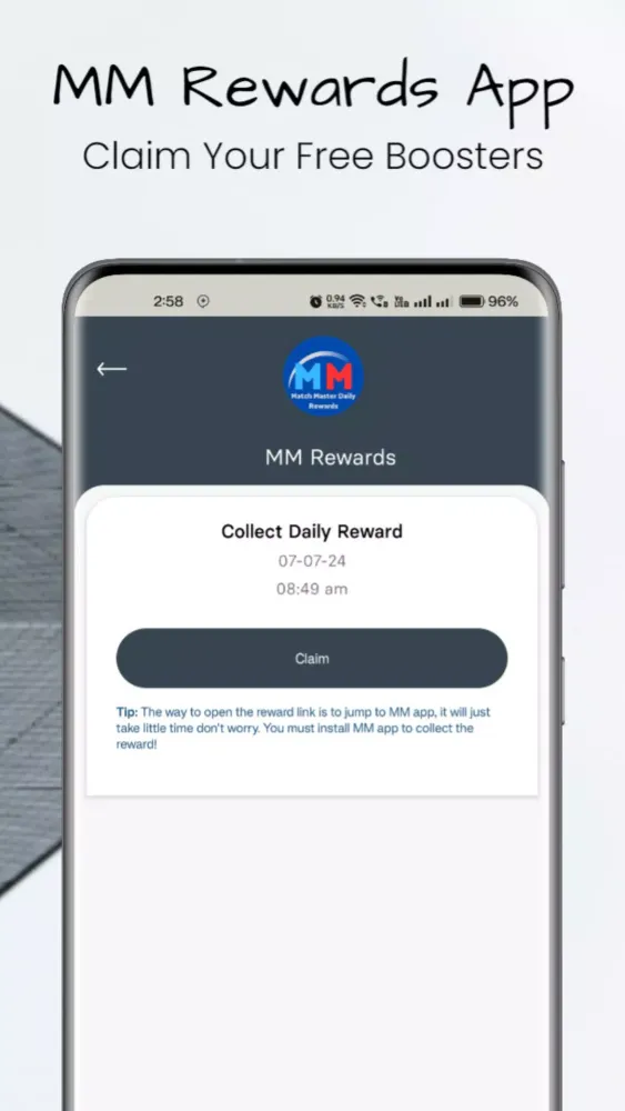 Capturas de pantalla de MM Daily Booster Rewards