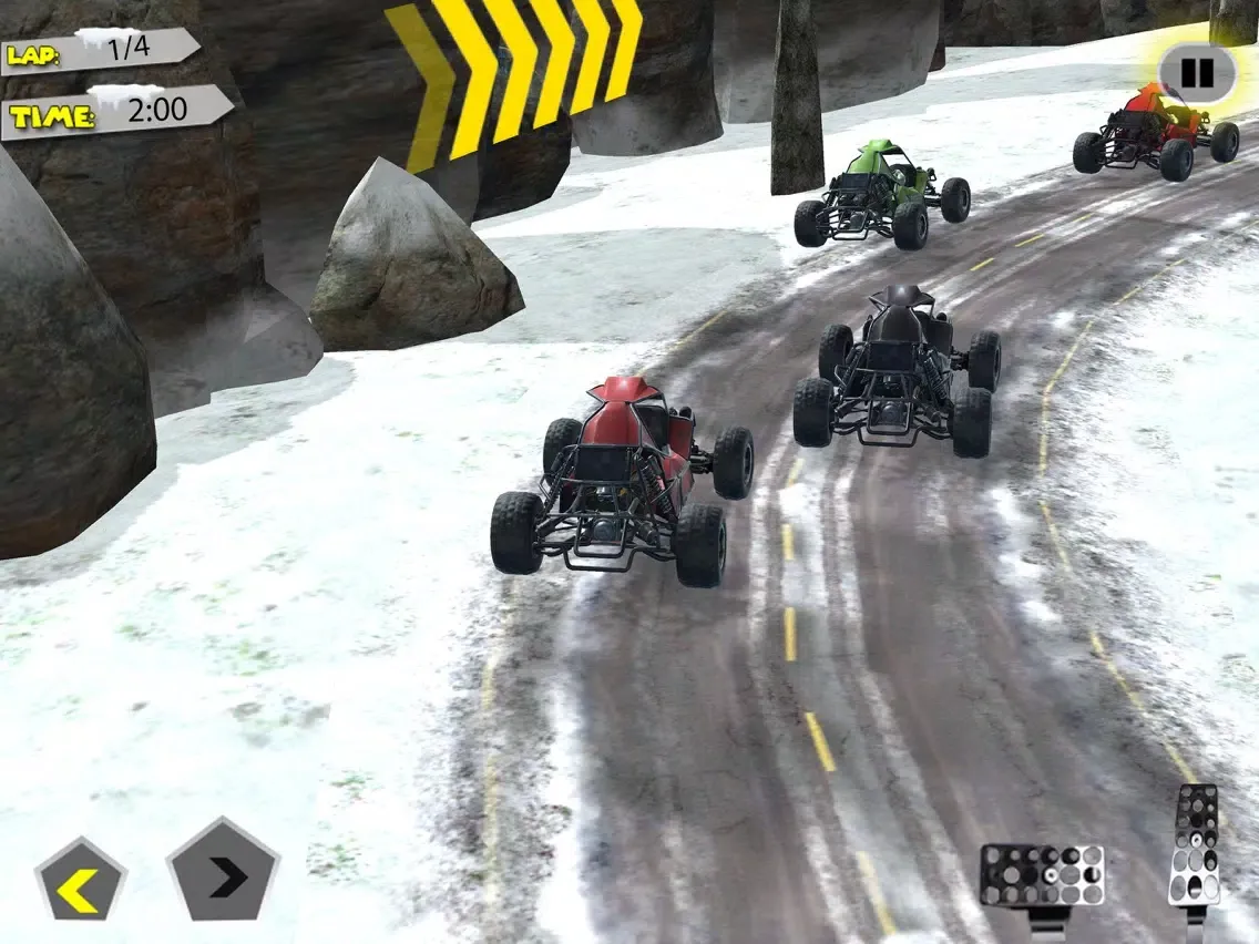 Buggy Car Snow Downhill Racing iPad  스크린샷