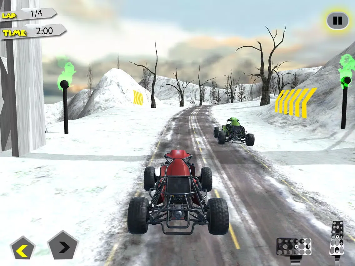 Buggy Car Snow Downhill Racing iPad  스크린샷