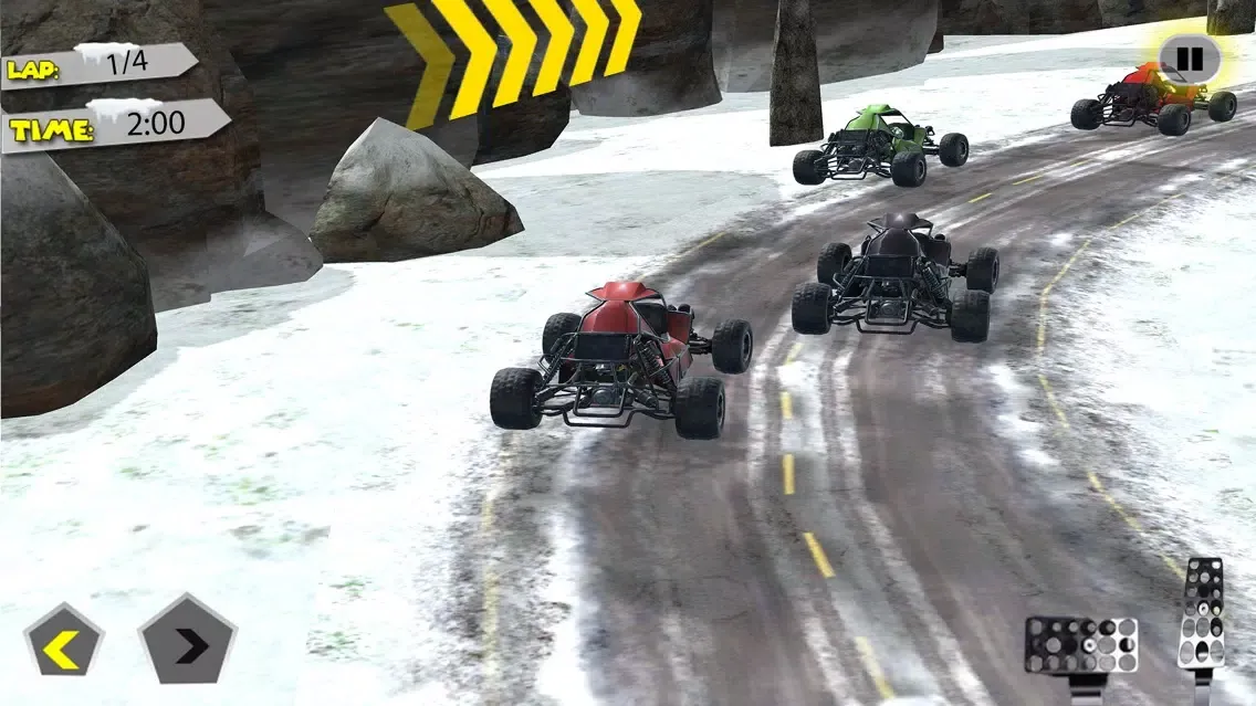 Buggy Car Snow Downhill Racing 스크린샷