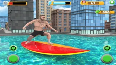 تصاویر Extreme Water Surfer Flip Dive
