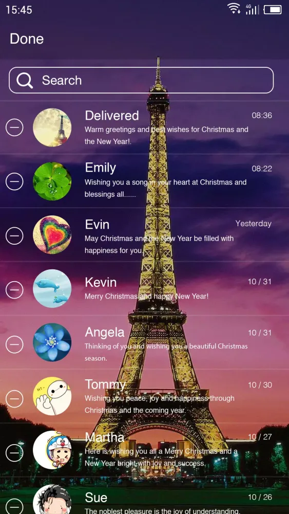 Eiffel Tower - Messaging 7 Screenshots