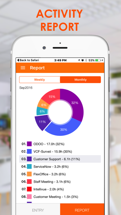 ภาพหน้าจอของ FlexTrack
