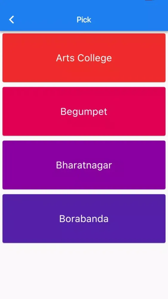 Zrzuty ekranu MMTS Hyderabad