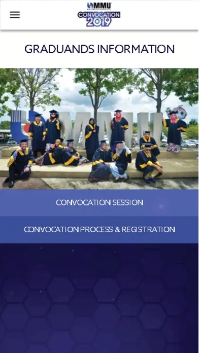 MMU Convocation 스크린샷