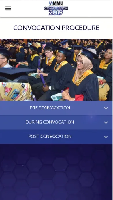 MMU Convocation 스크린샷
