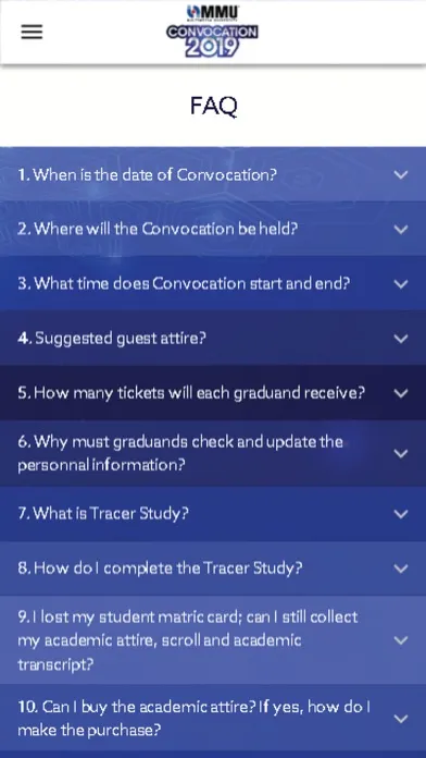 MMU Convocation 스크린샷