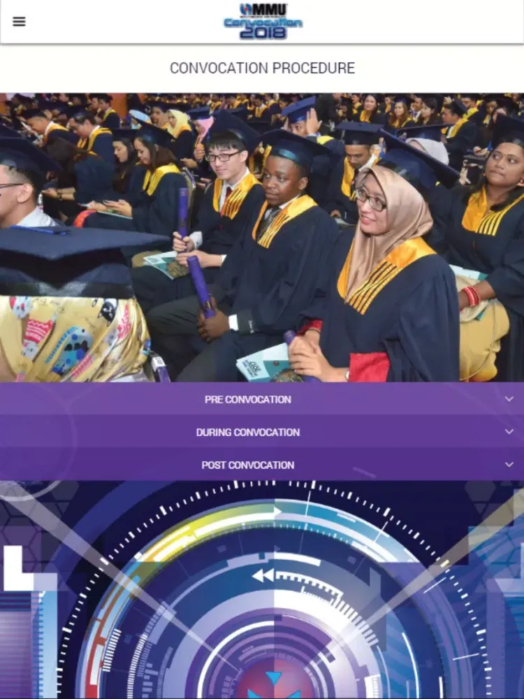 MMU Convocation 2018 iPad 應用截圖