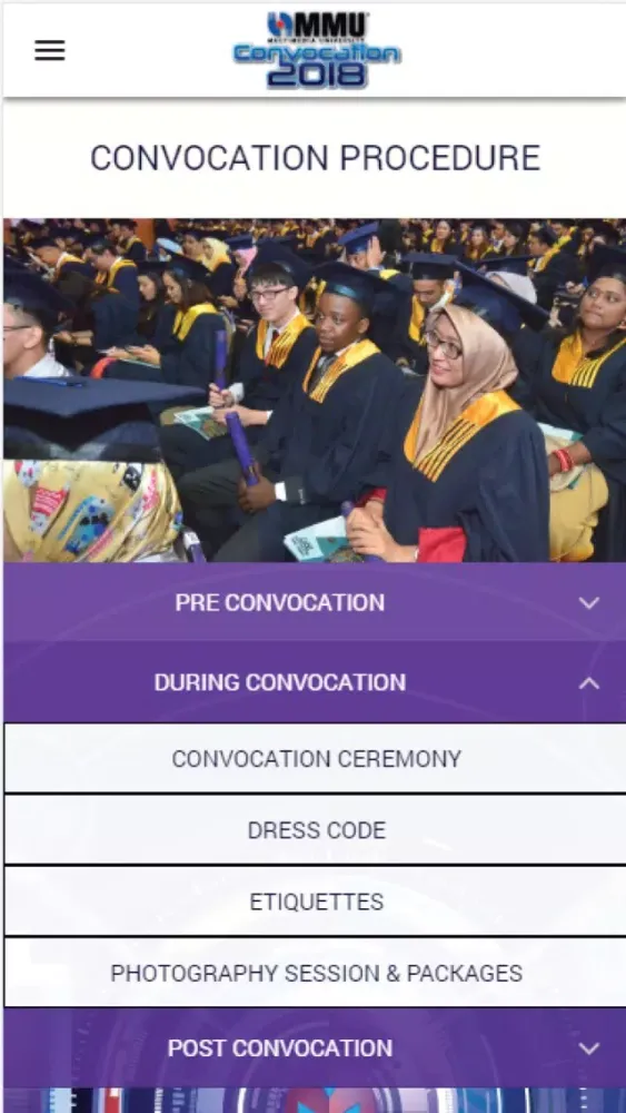MMU Convocation 2018應用截圖
