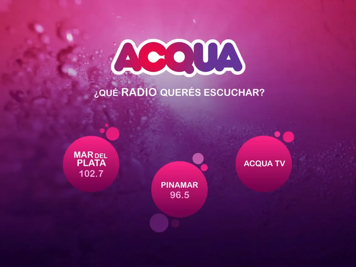 Capturas de pantalla de Acqua Pop Life FM iPad 