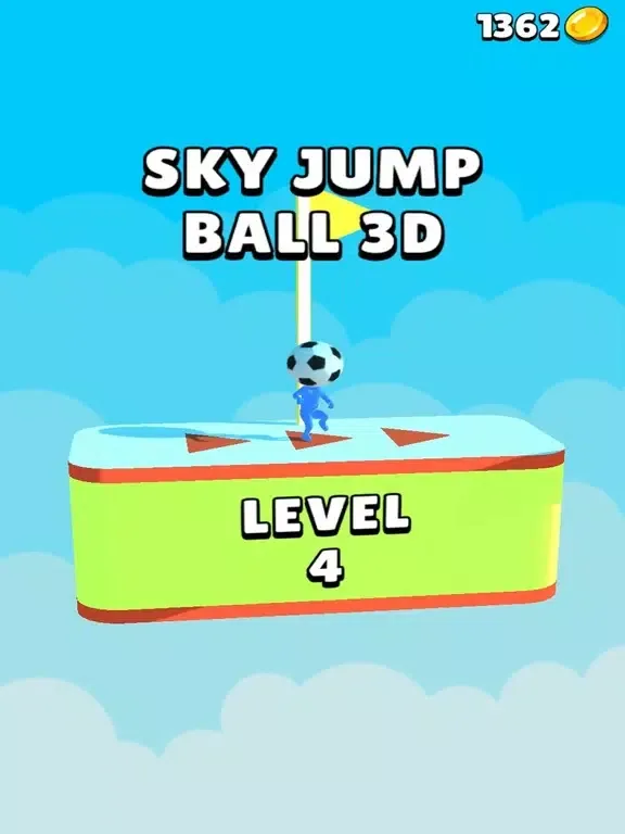 Sky Jump Ball 3D iPad  스크린샷