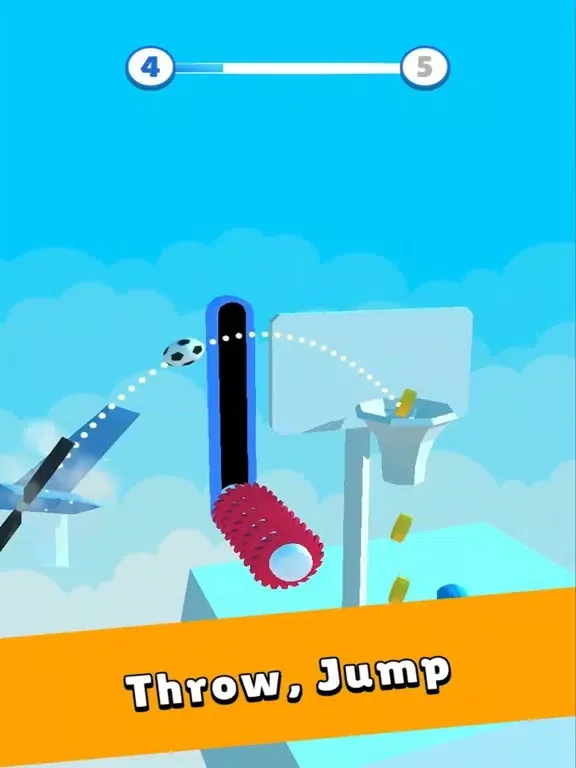 Sky Jump Ball 3D iPad  스크린샷