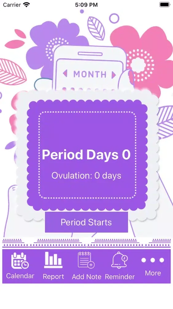 تصاویر Period track app