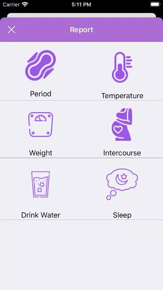 تصاویر Period track app