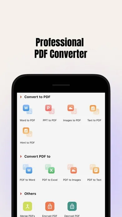 PDF converter-doc,photo to pdf Screenshots