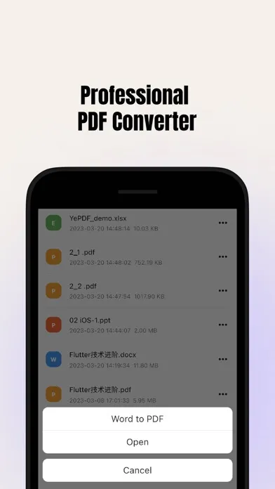 PDF converter-doc,photo to pdf Screenshots
