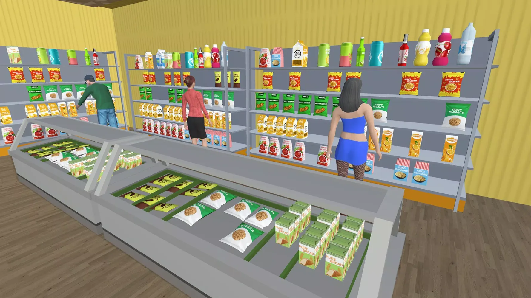 Supermarket business simulator Screenshots