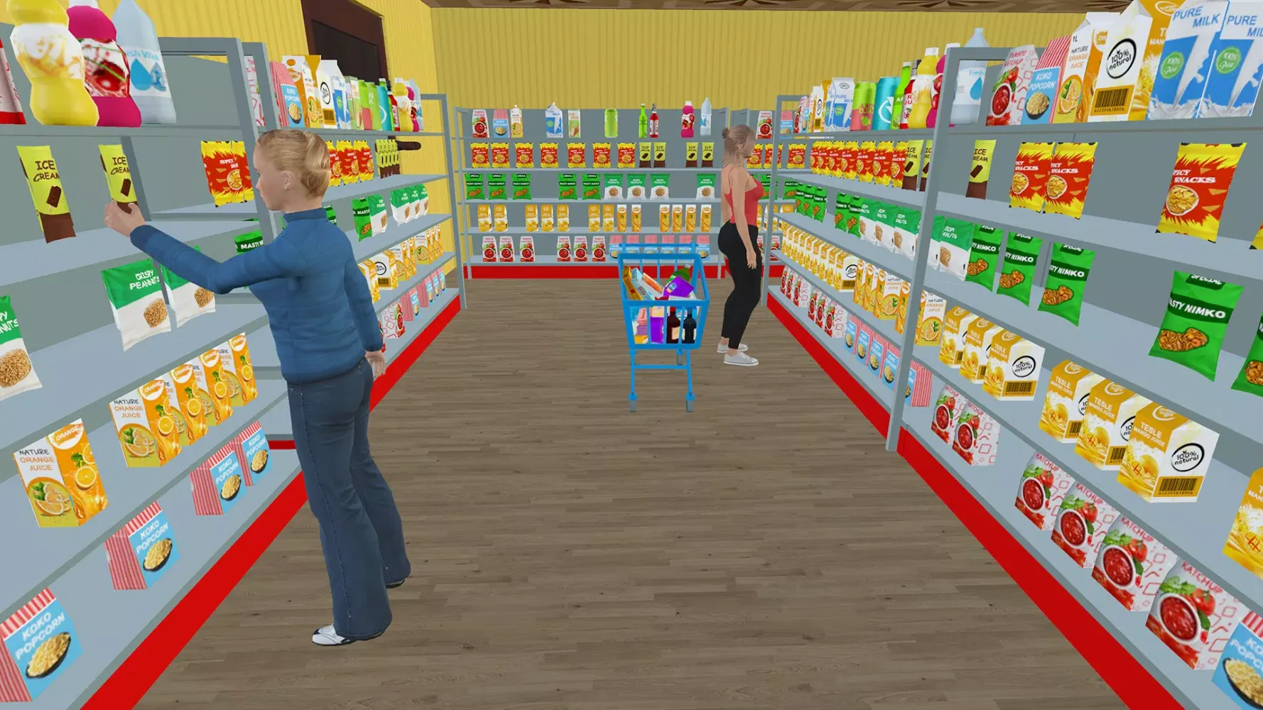 Supermarket business simulator Screenshots