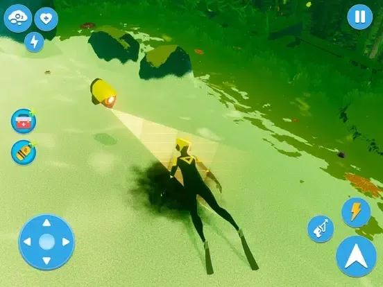 Capturas de tela do Scuba Underwater Diver Game 3D iPad 