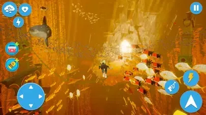 Capturas de tela do Scuba Underwater Diver Game 3D