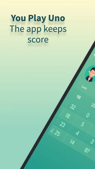 Tangkapan layar Uno Score Keeper